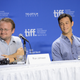 Joseph Gordon-Levitt (right) with Star Wars: The Last Jedi director Rian Johnson. (Photo: Jason Merritt/ Getty Images)